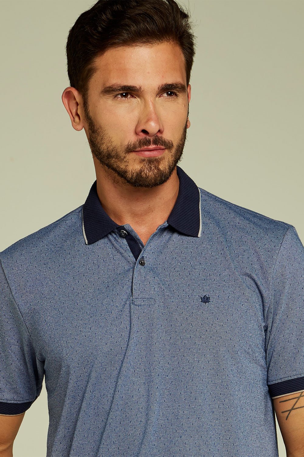 polo masculina navy piquet maquinetado com retilinea em favo peitilho interno com cadarco seeder se0101595 az0078 1