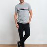 camiseta masculina regular fit meia malha mescla claro se0301219 di0009 3