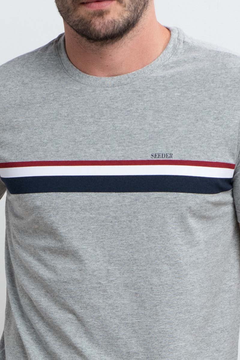 camiseta masculina regular fit meia malha mescla claro se0301219 di0009 5