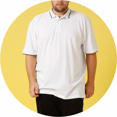polo masculina plus size basica piquet regular fit se0105052 13