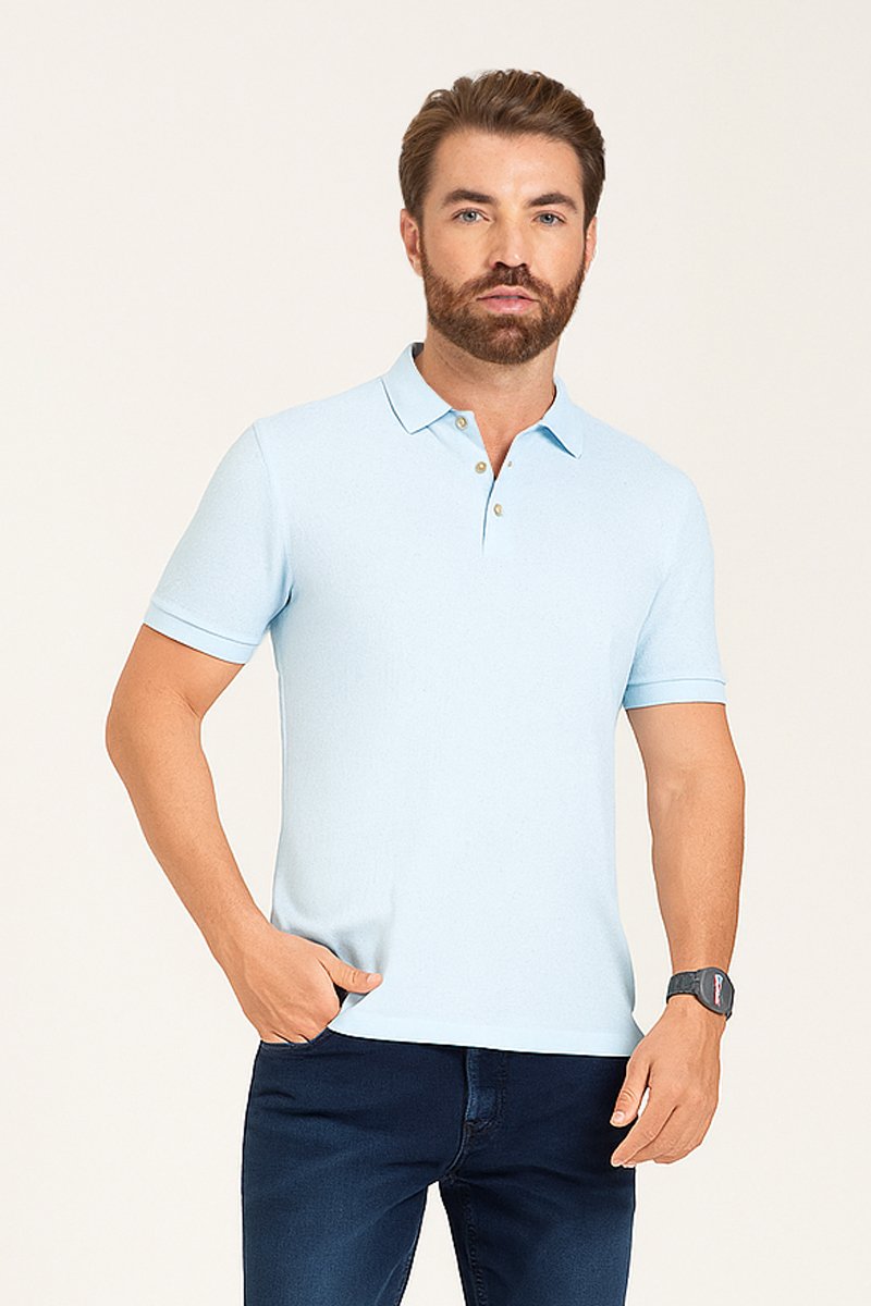 se0101801 az0683 camisa polo masculina quadrile seeder azul