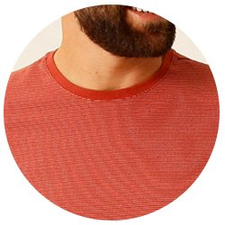 se0301380 mr0041 camiseta masculina malha listrada dots marrom seeder 3