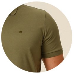 se0101822 vd0172 camisa polo masculina meia malha regular fit seeder verde 3