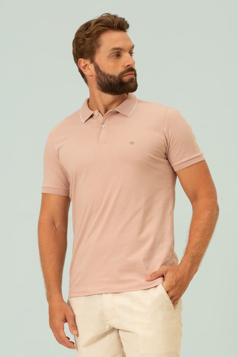Camisa Polo Masculina Meia Malha Seeder
